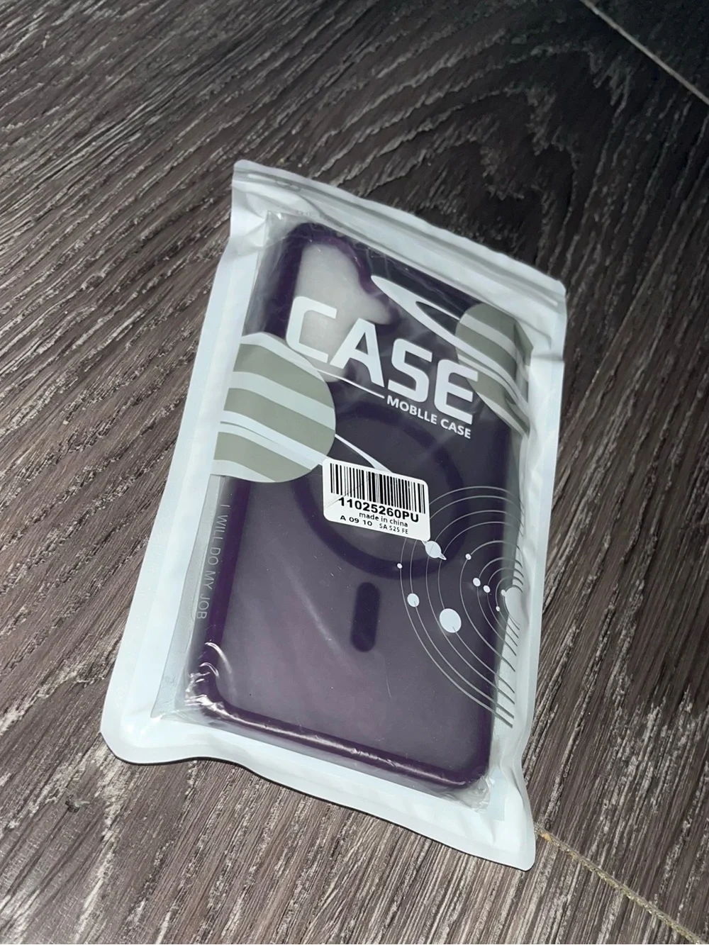 Purple Smartphone Case with Magnetic Ring- Samsung S25 FE